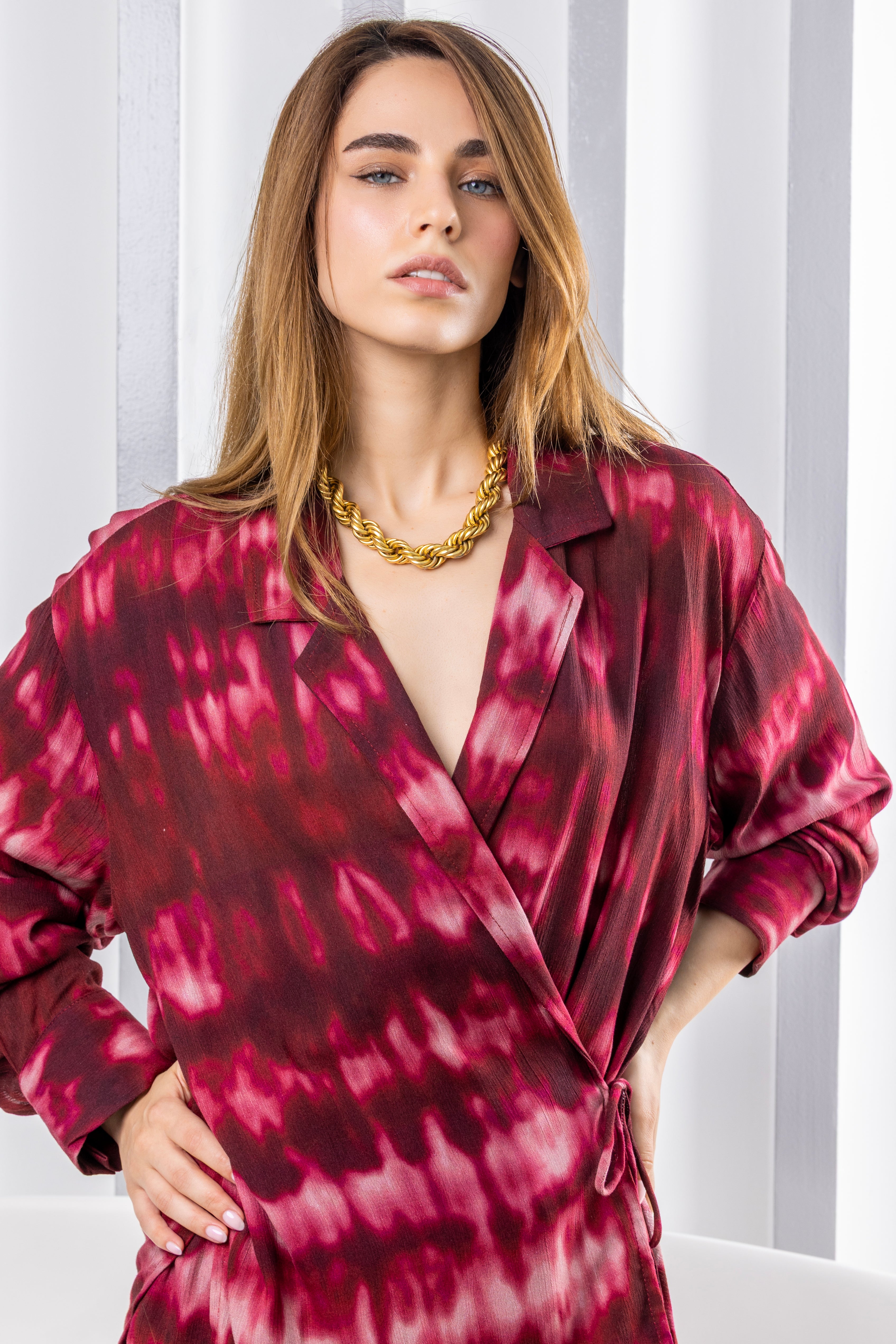 Maroon Tie Dye Set