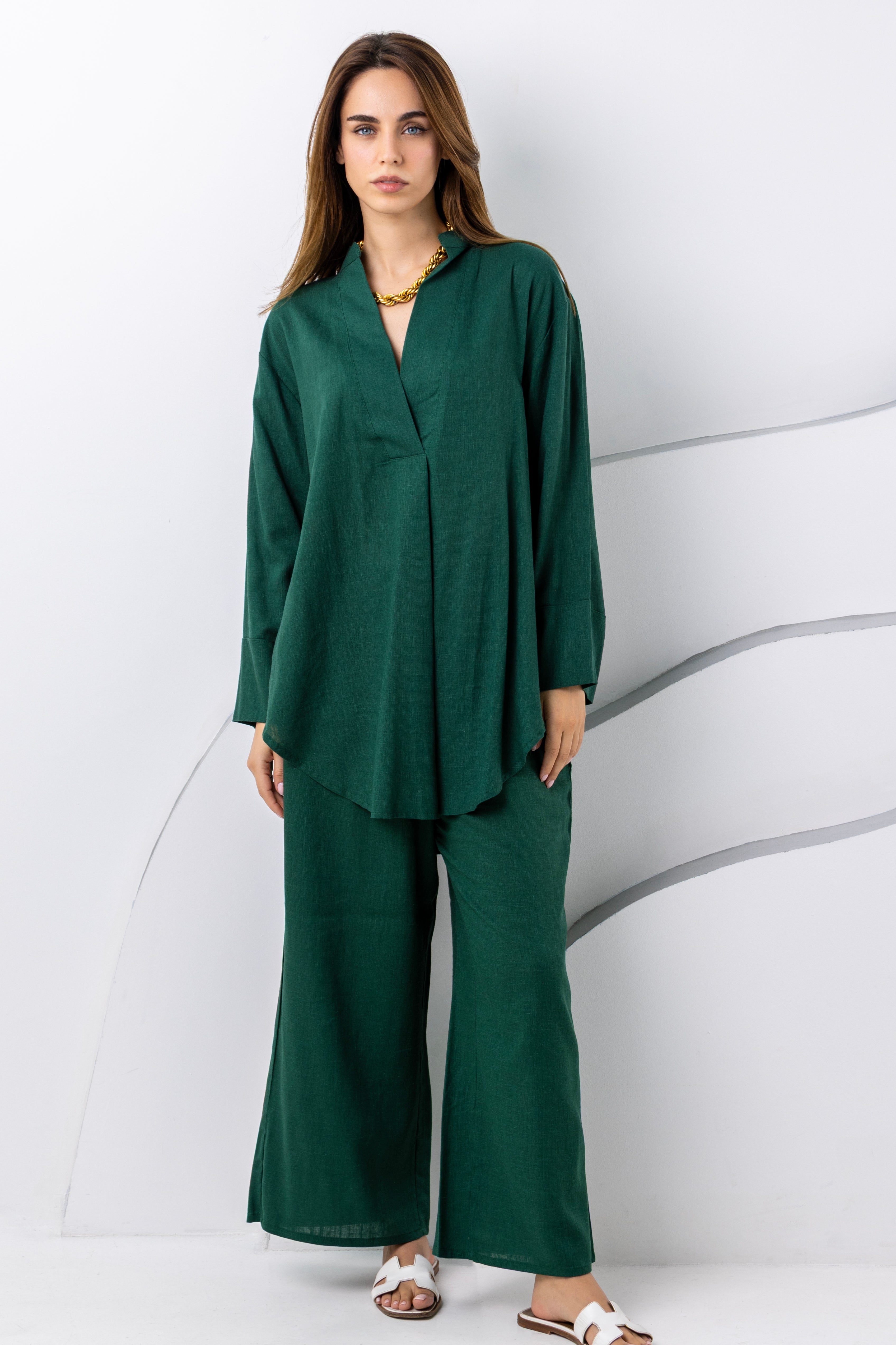 Green Tunic Set
