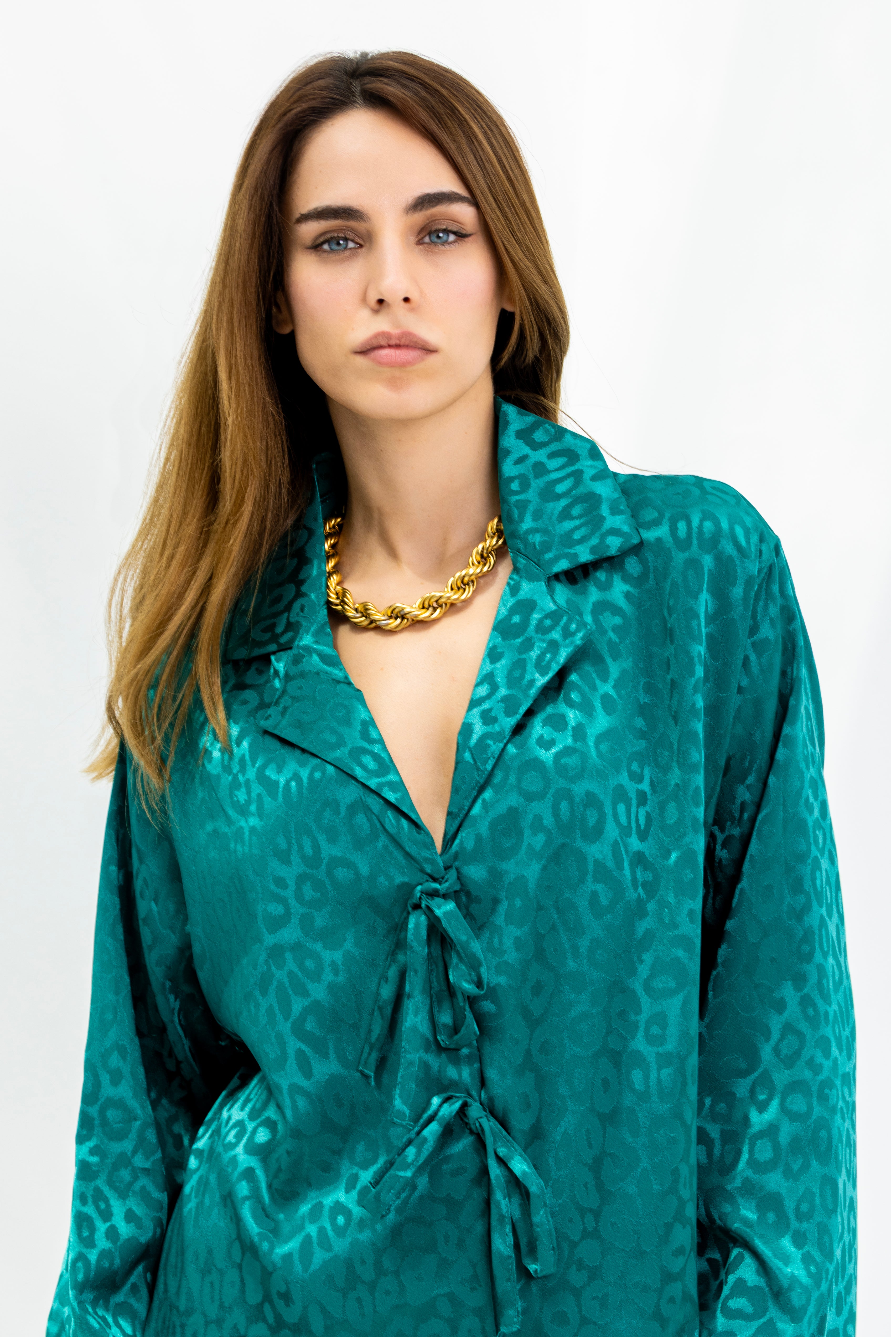 Green Silk Set