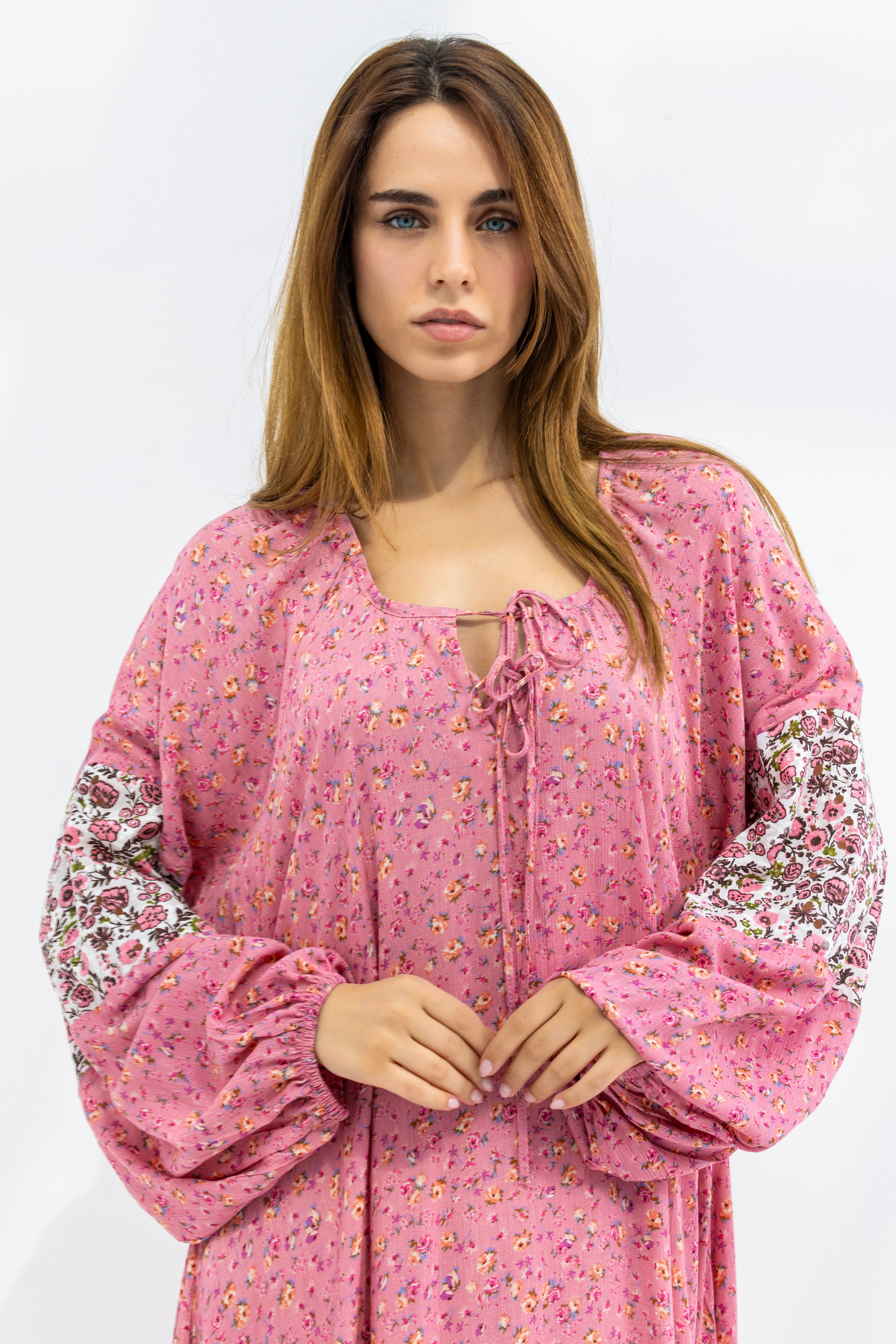 Pink Floral Dress