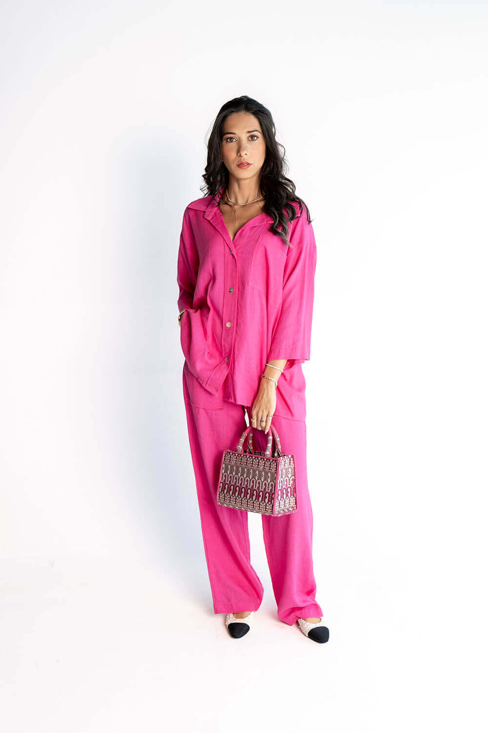 Barbie Pink Linen Set