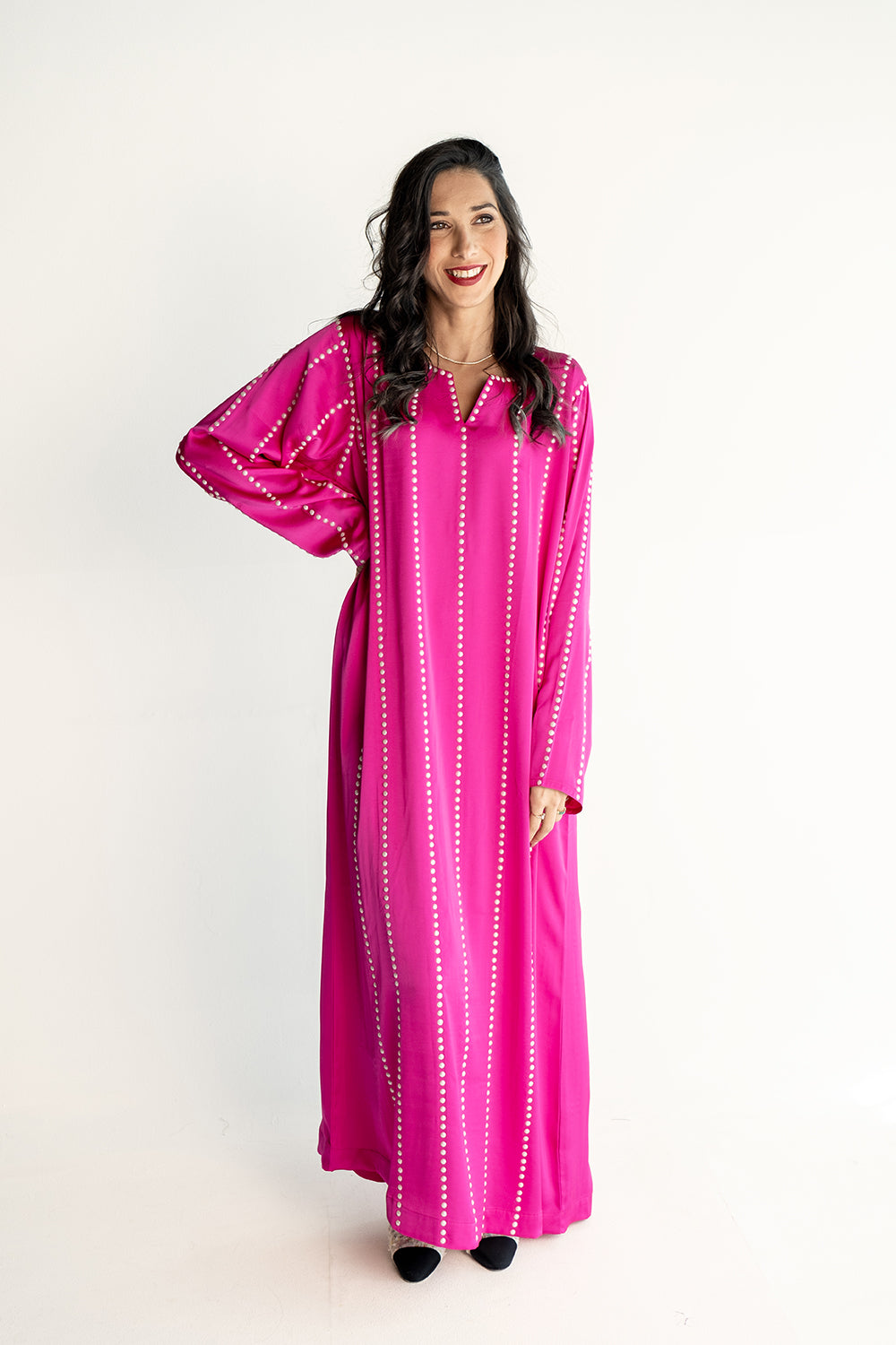 Pink Pearl Kaftan