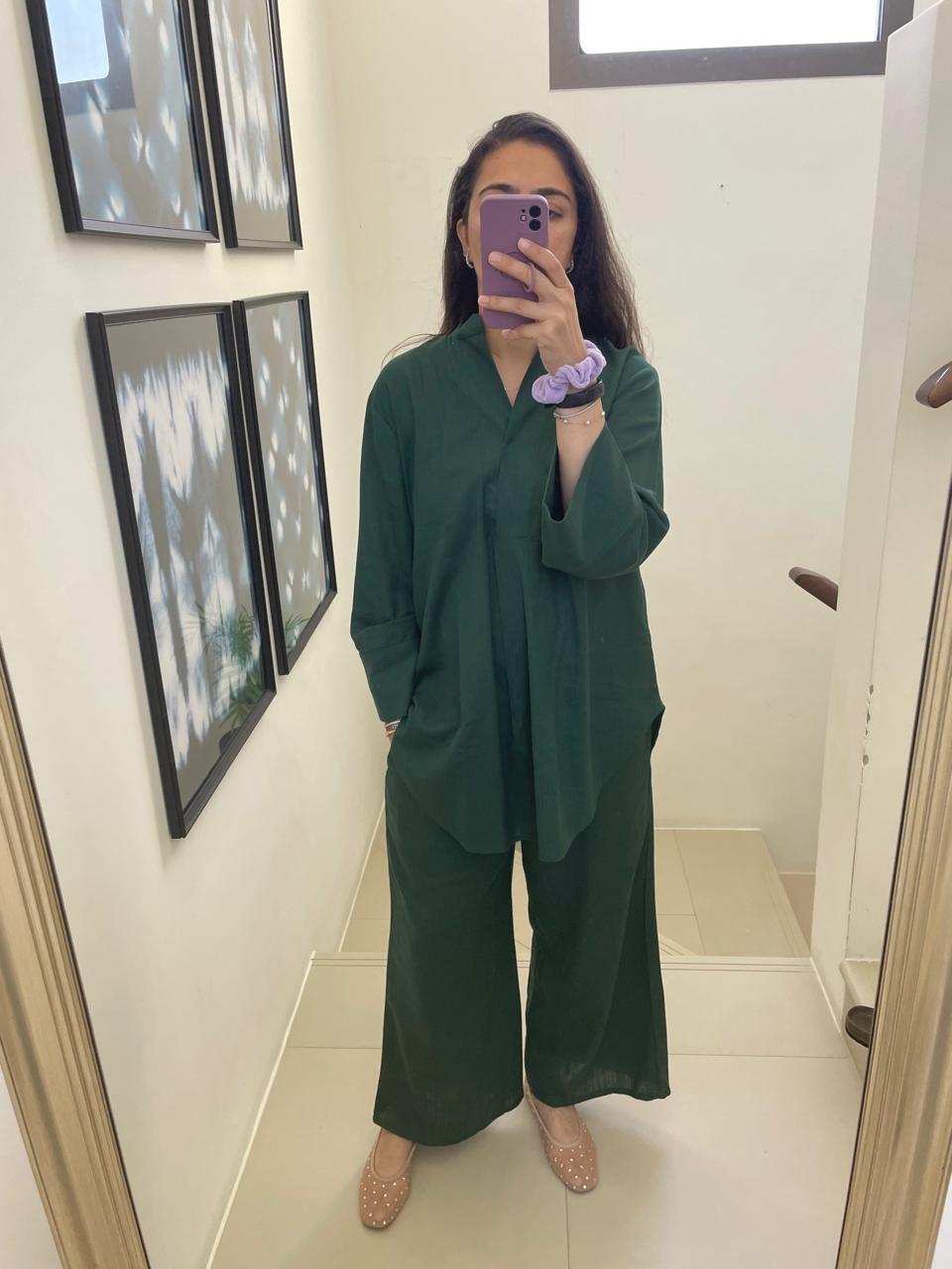 Green Tunic Set