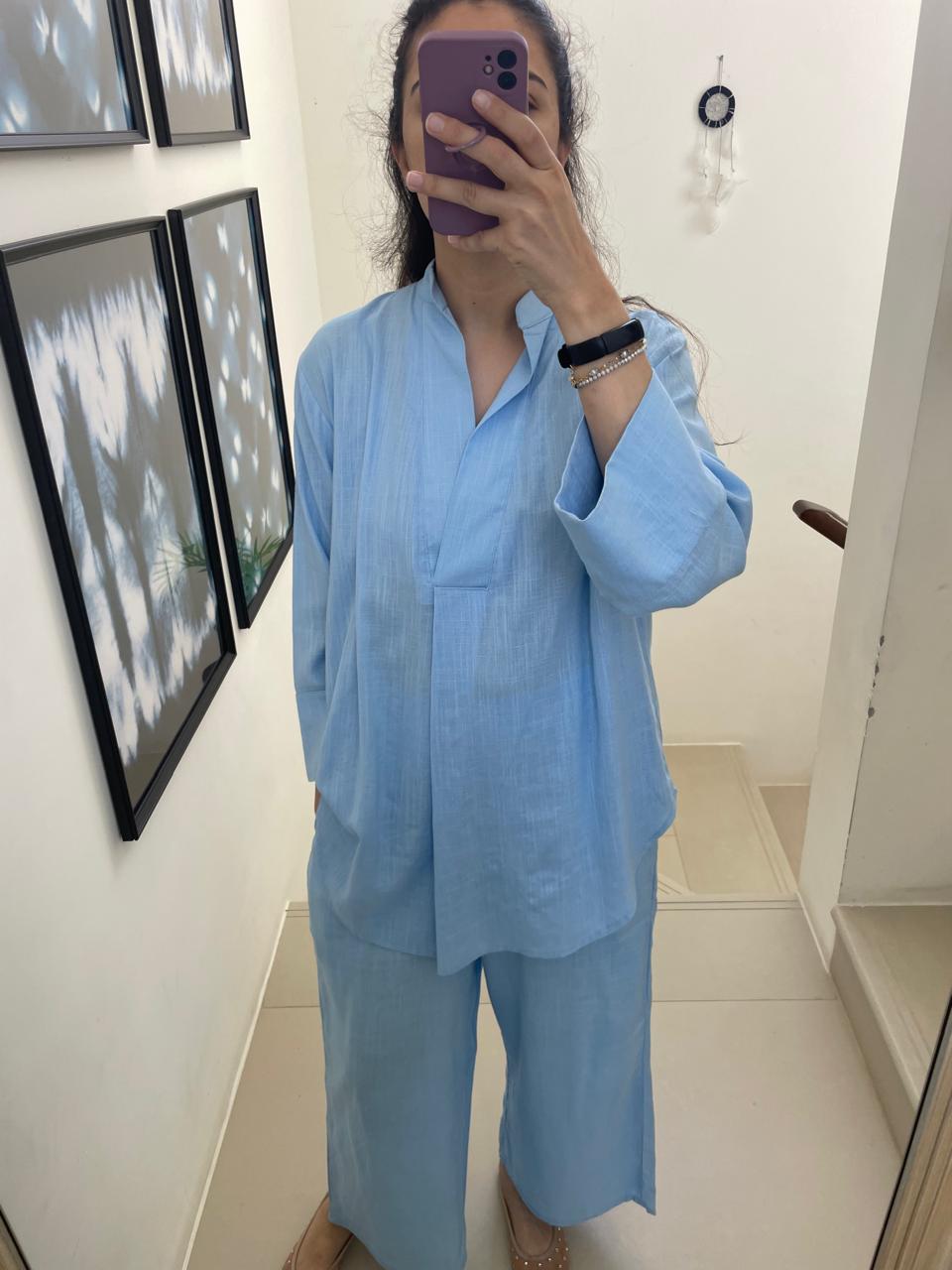 Blue Tunic Set