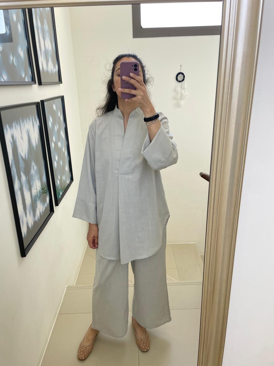 Grey Tunic Set